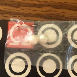 Pearl factory white cultured pearls set of 2